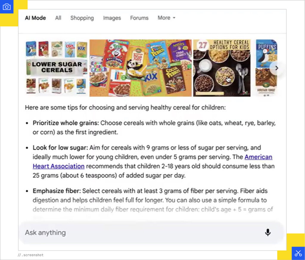 Tips on choosing cereal