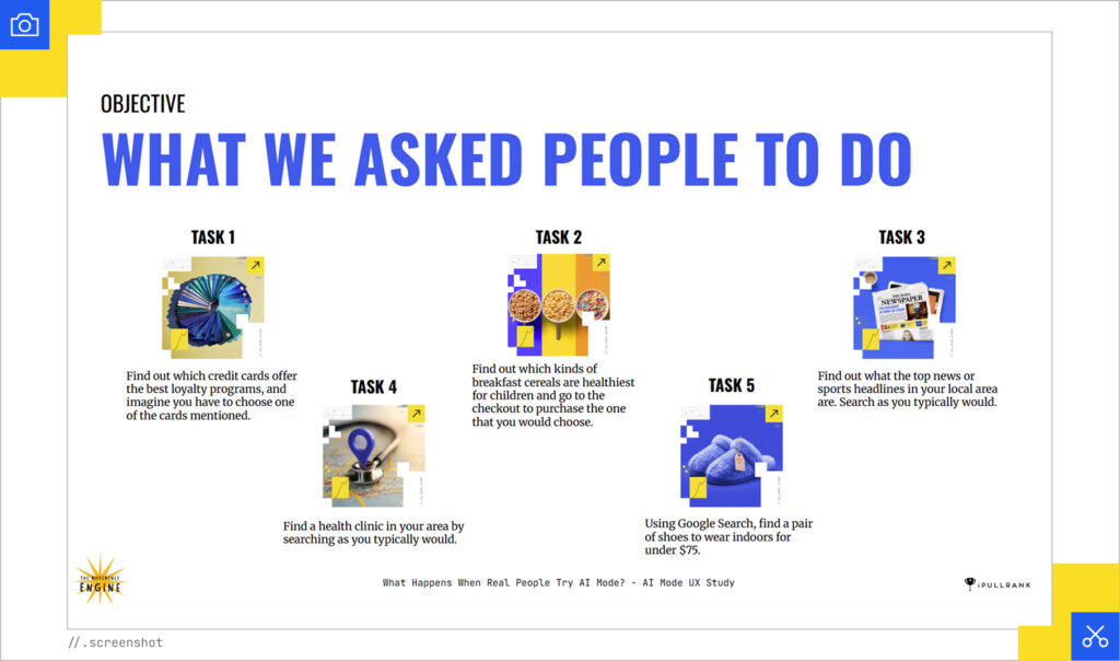 AI Mode study parameters
