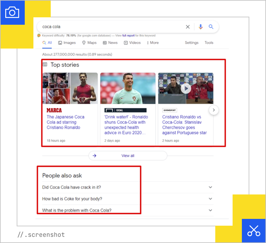 Bad PR for Coca Cola